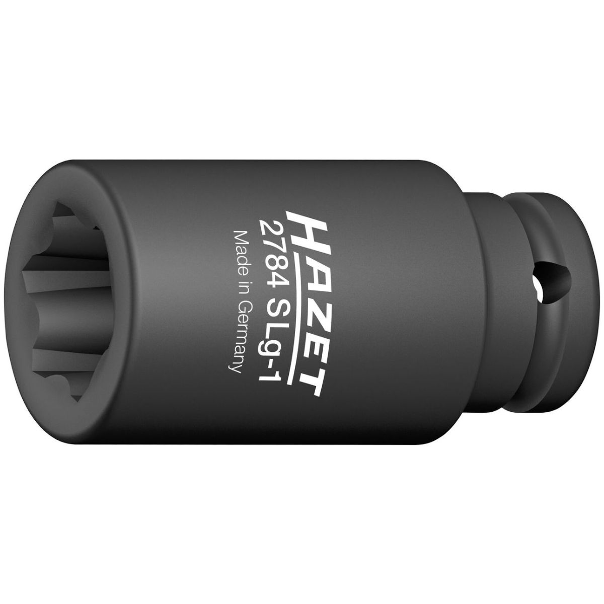 Schlag-, Maschinenschrauber Steckschlüsseleinsatz ∙ mit Sonderprofil ∙ 1/2 Zoll (12,5 mm) Vierkant hohl ∙ Rillenprofil ∙ 39 mm