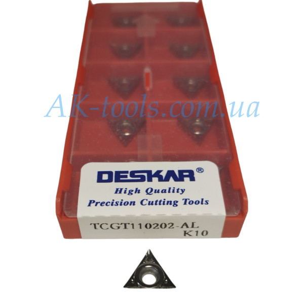 60° TNMG+TCMT · TCGT110202-AL K10