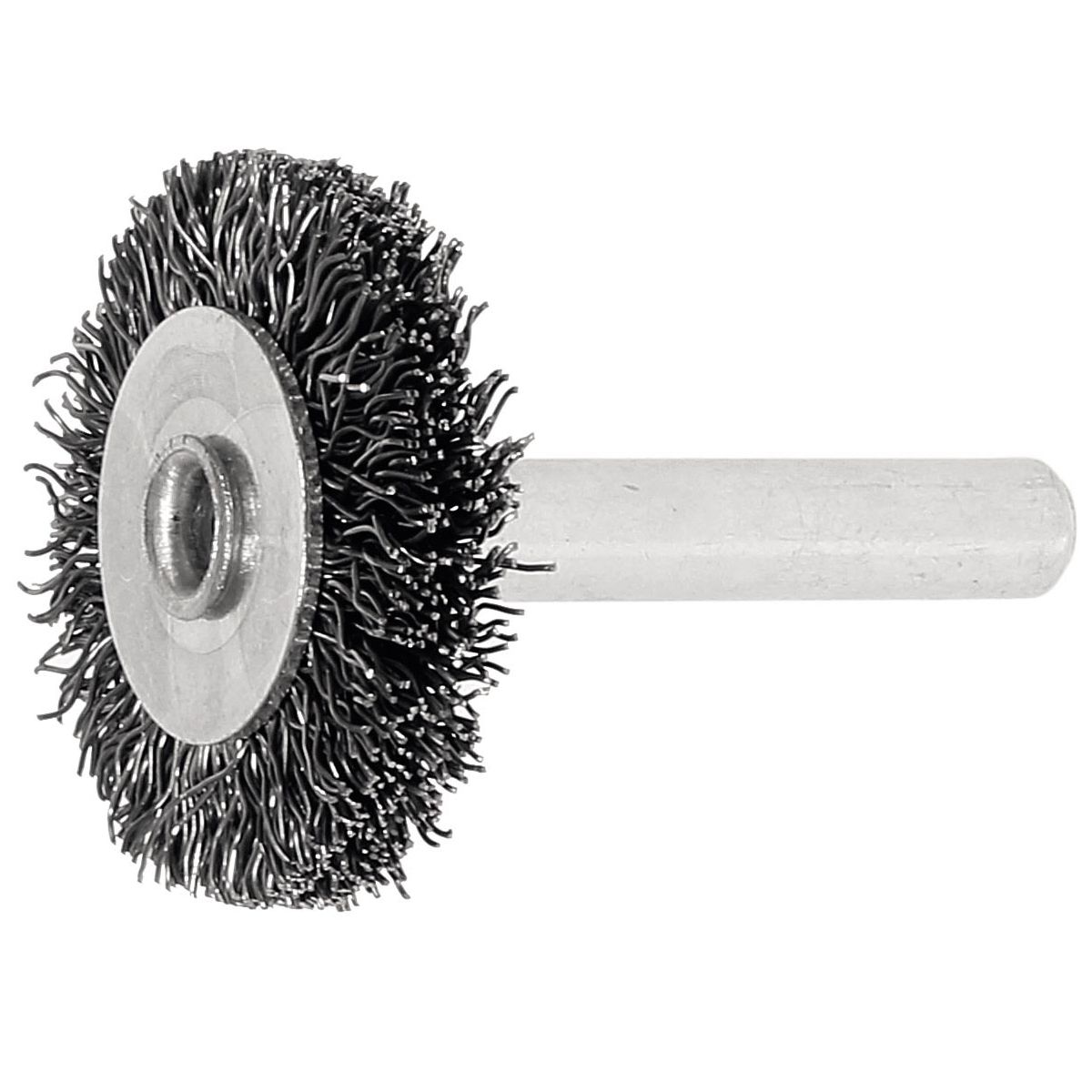 Schaft-Rundbürste Stahldraht 0,30 mm, Bürsten-⌀ D 1 ×Besatzbreite L 1 : 30X6mm