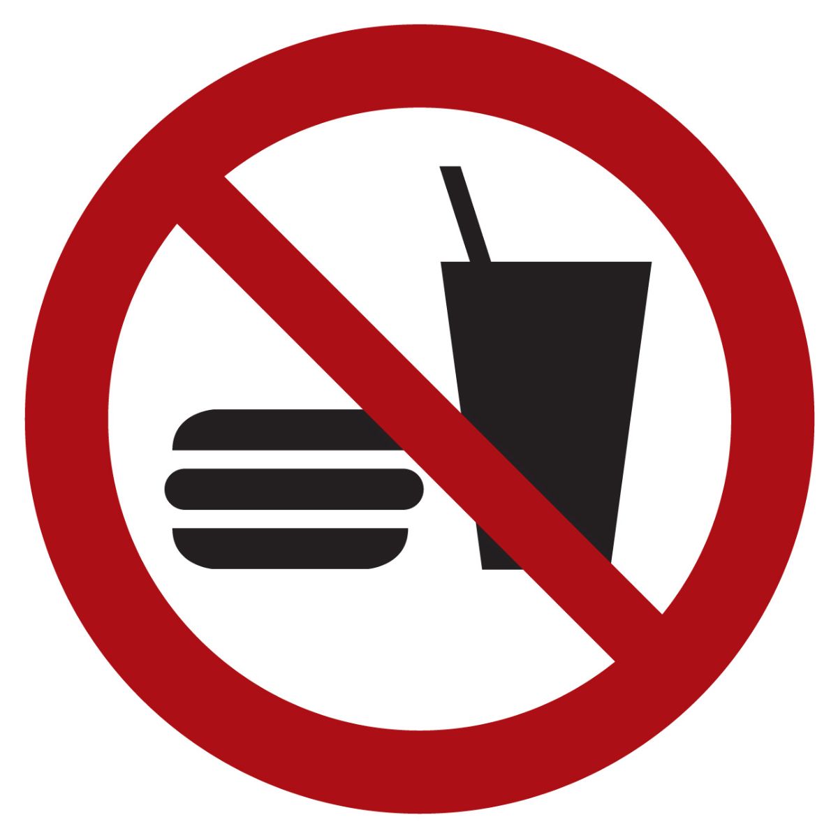 Verbotszeichen Essen und Trinken verboten, Typ: 02200