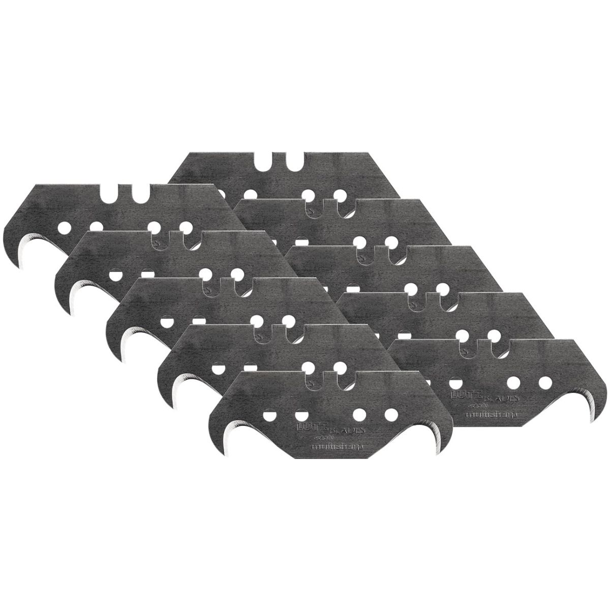 Ersatzklingen-Set 10-teilig, Hakenform „multisharp“, Anzahl: 10