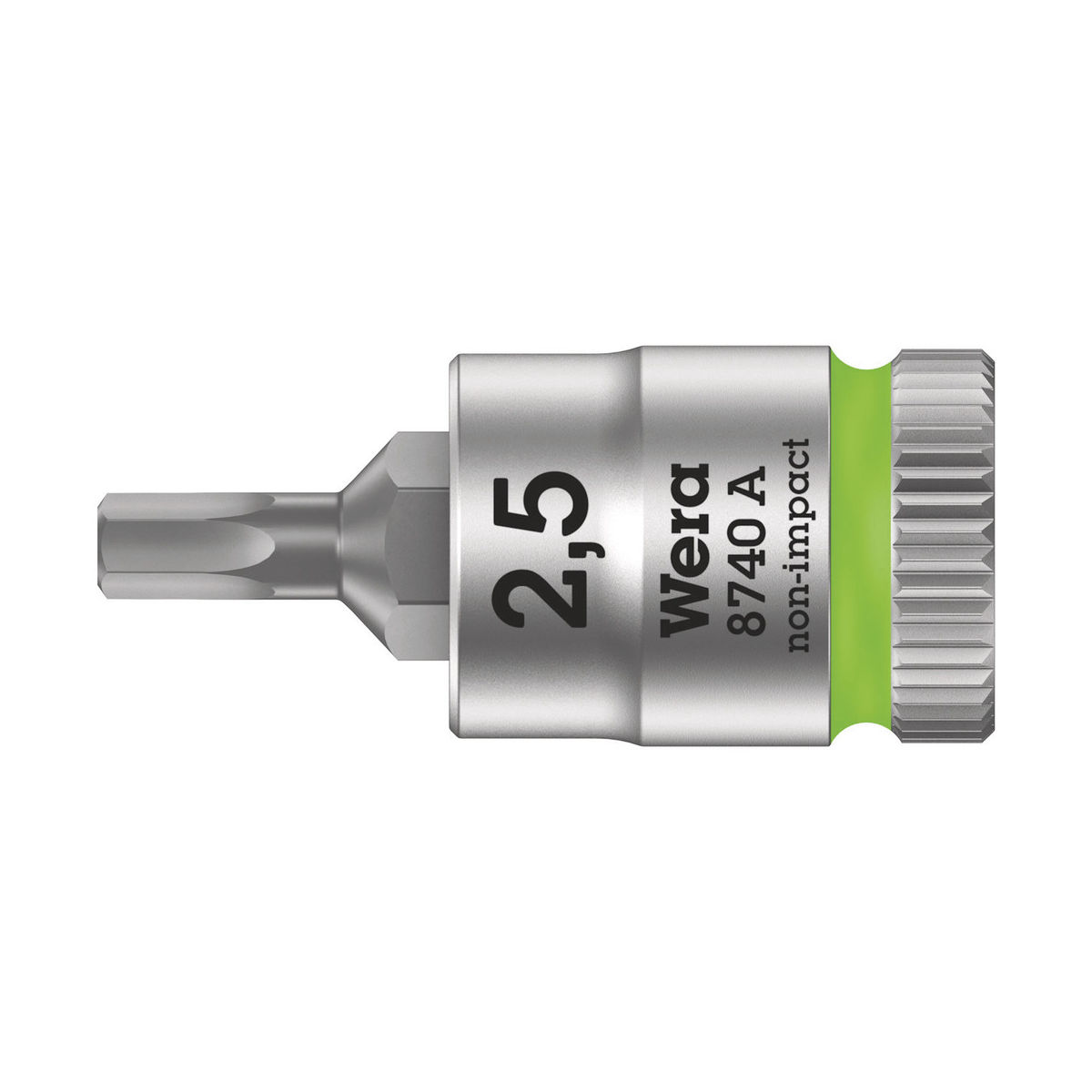 8740 A Zyklop Bitnuss mit 1/4″-Antrieb, für Innensechskantschrauben, 2,5 x 28 mm