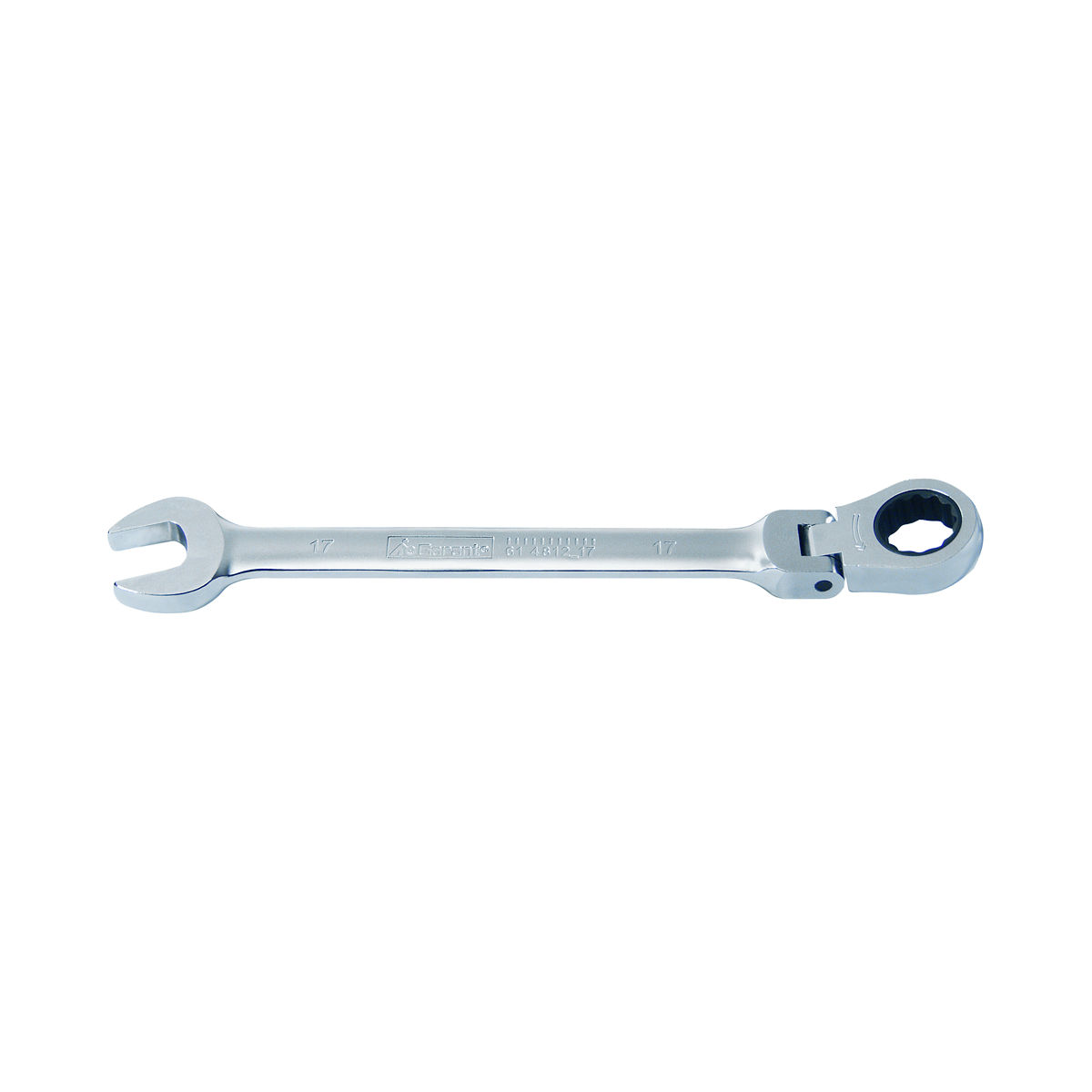 Maulschlüssel / Ratschenringschlüssel mit Schwenkkopf, Schlüsselweite: 8mm