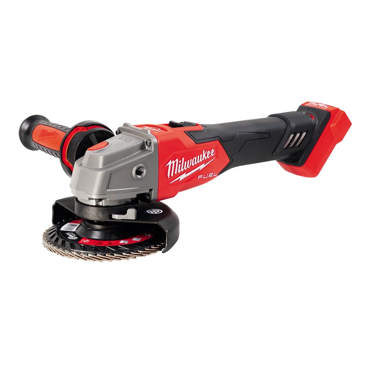 Milwaukee® Akku-Winkelschleifer 18V, für 125 mm Scheiben ⌀, ohne Akku, mit Kickbackstop, im Koffer