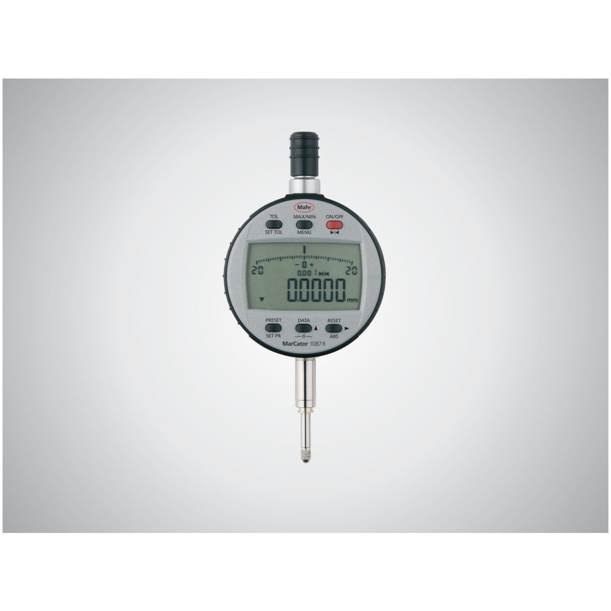 1087 R-HR Digitale Messuhr 12,5 mm/.5″ Ziffernschrittwert 0,1 µm mit Kalibrierung