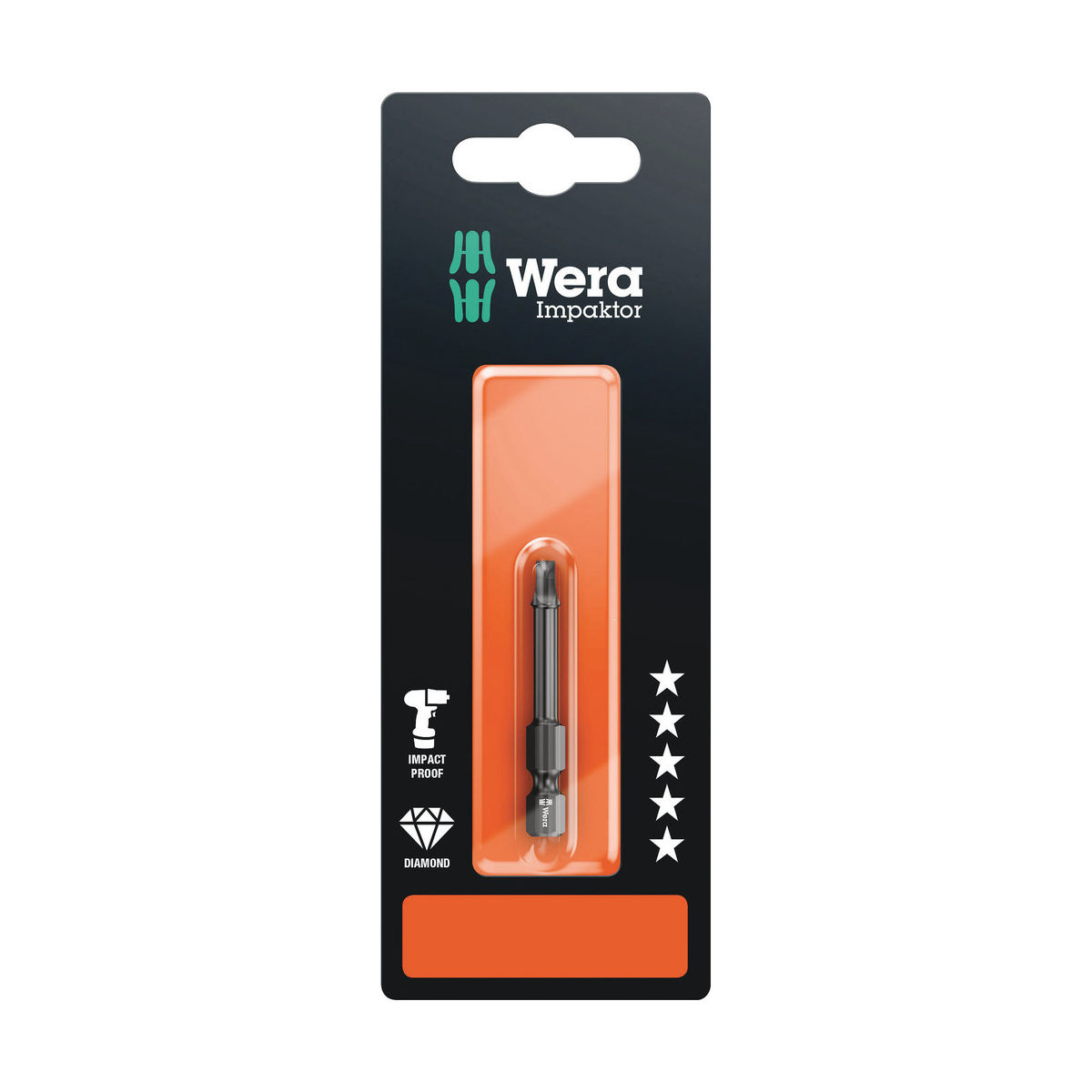 868/4 IMP DC SB Impaktor Innenvierkant Bits, # 3 x 50 mm
