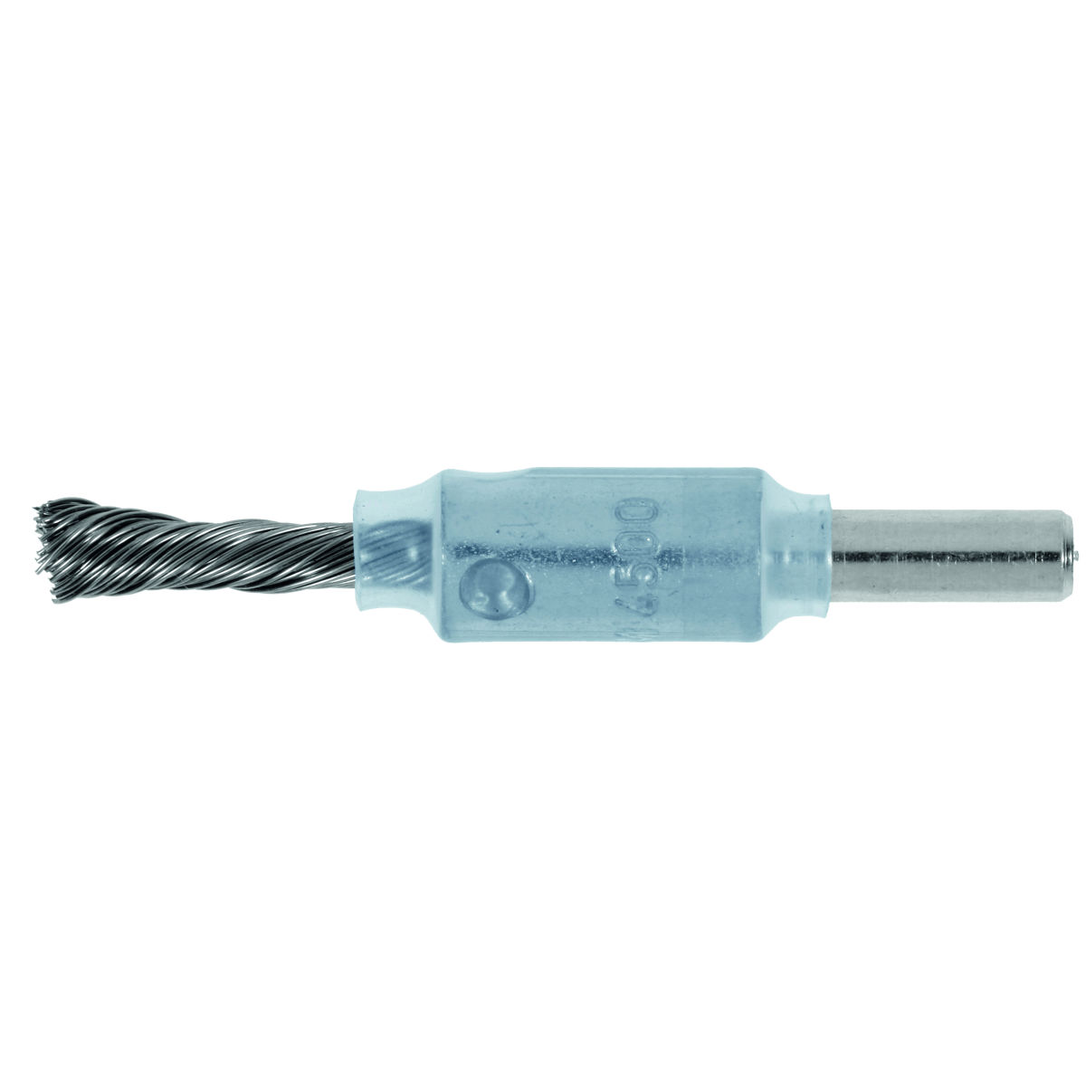 Gezopfte Pinselbürste INOX-Draht, Bürsten-⌀ D 1 ×Borstenstärke: 6X0,35mm