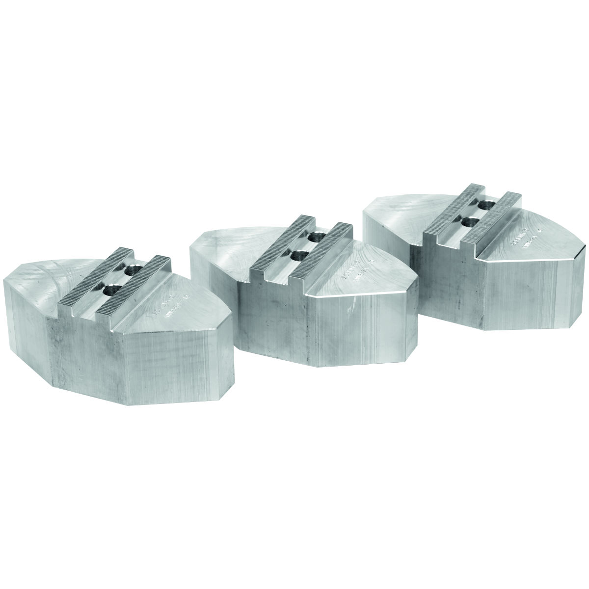 Segmentbacken-Set 3-teilig, Aluminium, für Futter-Typ: 165