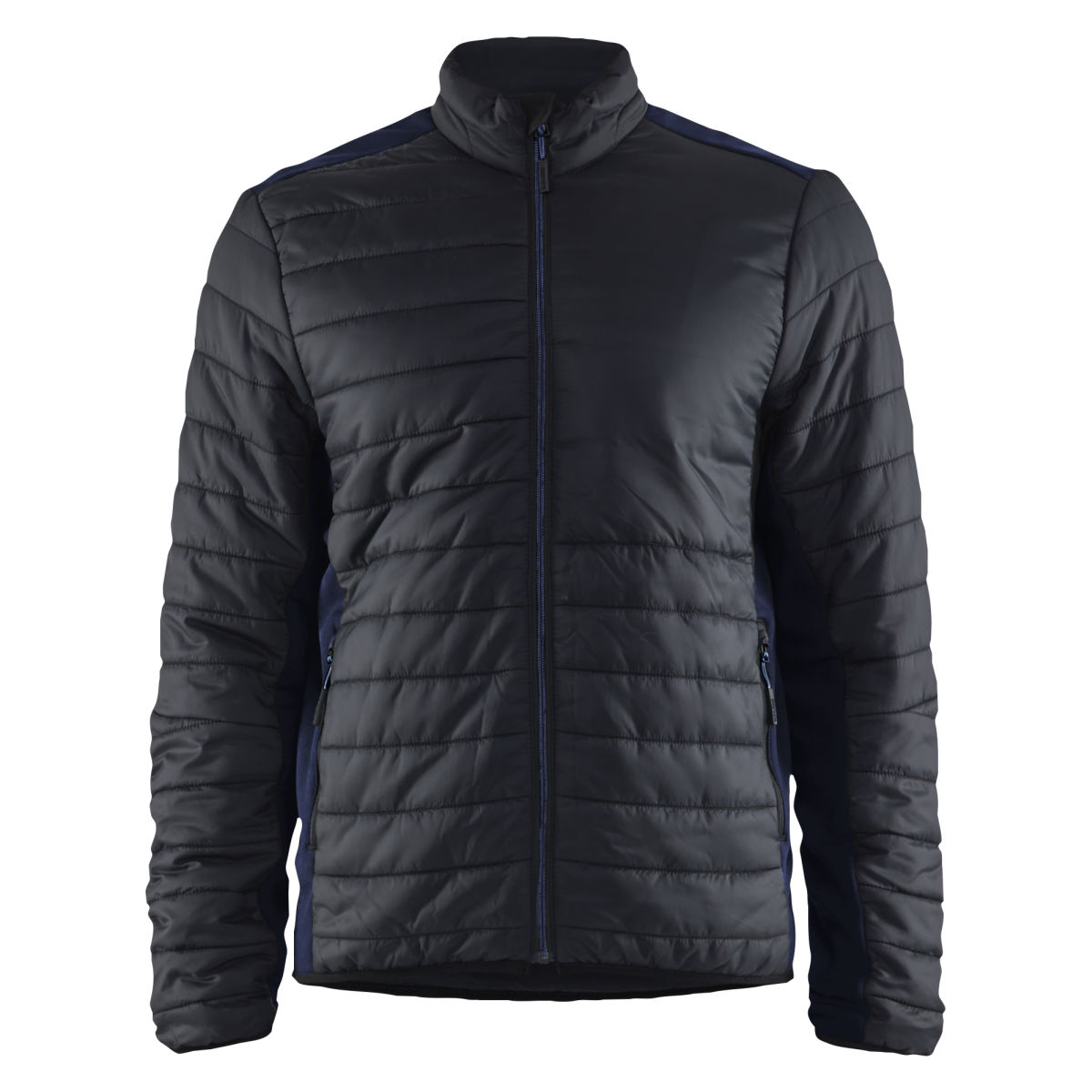 Jacke warm gefüttert Schwarz/Dunkel Marineblau S, schwarz / dunkel marineblau