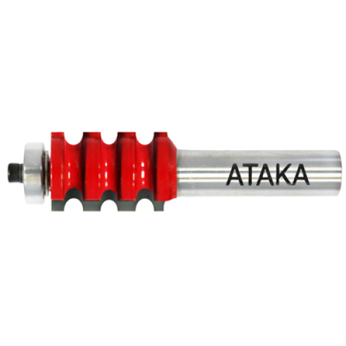 Фреза АТАКА 692222А Кромочная Фигурная D22.2 d12 L83 l28.6 R3.2