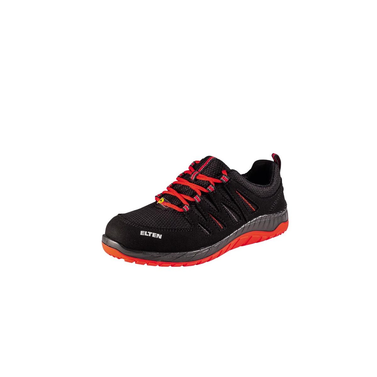 Halbschuh schwarz-rot MADDOX black-red W Low ESD, S3, EU-Schuhgröße: 40