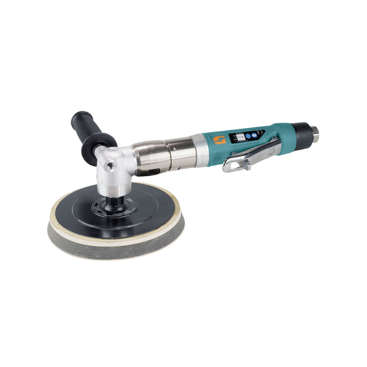 Rechtwinkliger Zweihand-Rotationspolierer mit 6″–8″ (152 mm–203 mm) Durchmesser