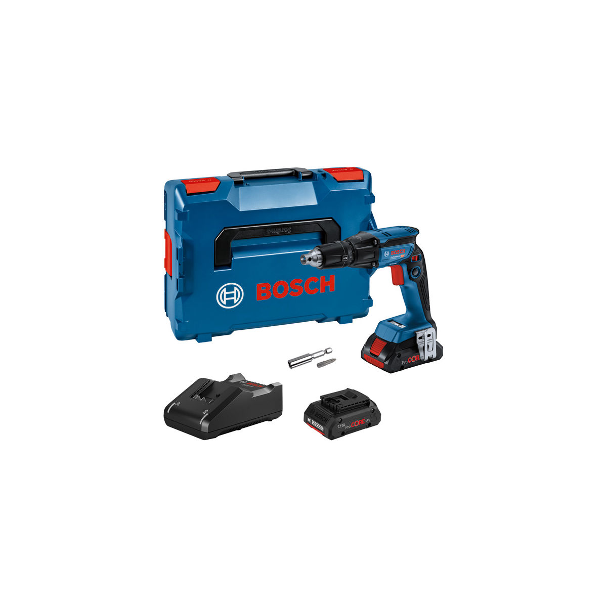 Akku-Trockenbauschrauber GTB 18V-45, 2 x Akku ProCORE18V 4.0Ah, Ladg. u. L-BOXX
