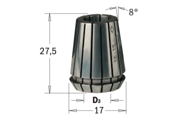 Цанги ER 16