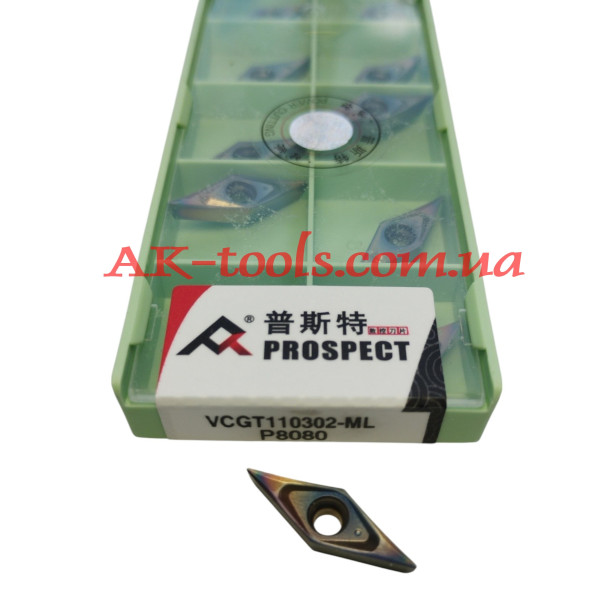 35° VNMG+VBMT+VCMT · VCGT110302-ML P8080