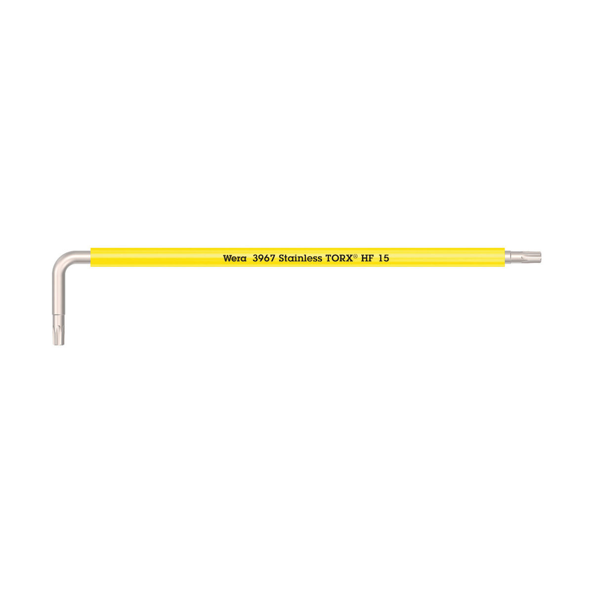 3967 SXL HF TORX® Winkelschlüssel Multicolour mit Haltefunktion, lang, Edelstahl, TX 15 x 123 mm