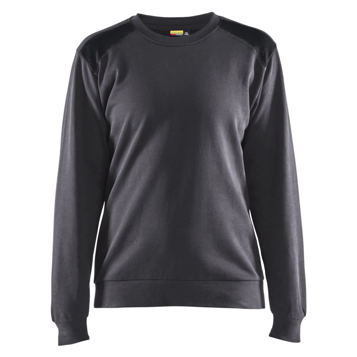 Damen Sweatshirt Mittelgrau/Schwarz XXL, mittelgrau / schwarz