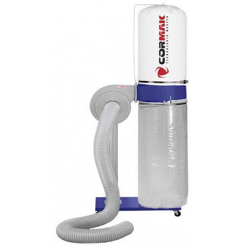 Аспірація CORMAK FM230A зі шлангом 2.5 м для ЧПУ та деревообробки, стружковідсмоктувач 1000 м³/год, 230 В