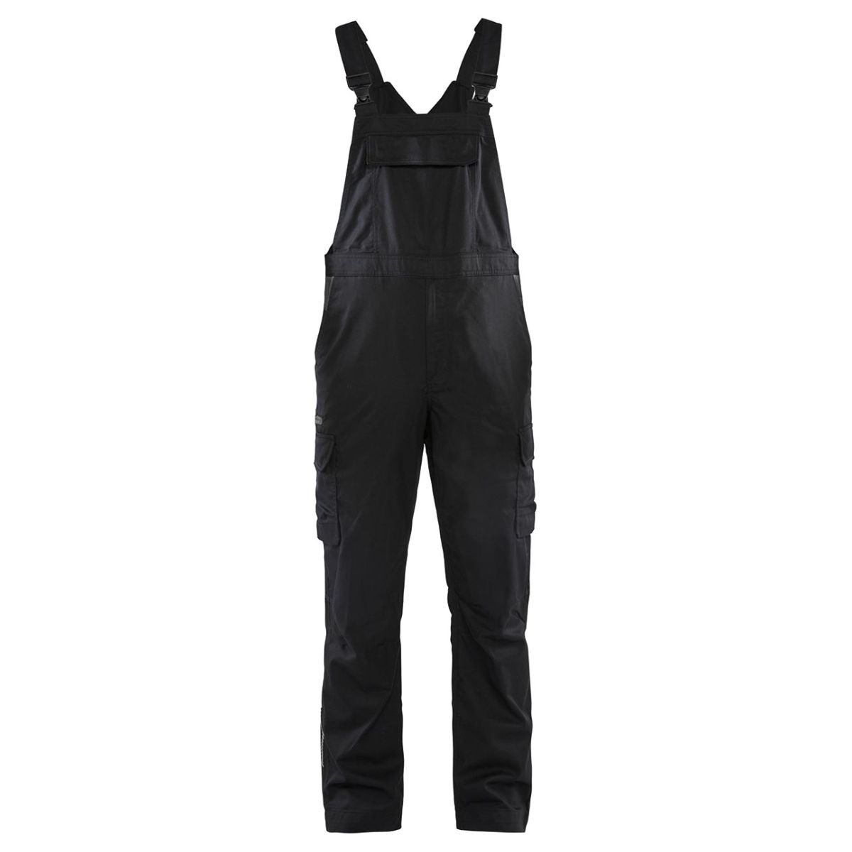 Latzhose Industrie Stretch, schwarz / dunkelgrau, Konfektionsgröße DE: 44