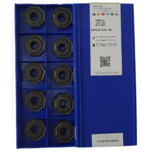 Пластина ZCC-CT ONHU08T508-PM YBM253 фрезерна двостороння