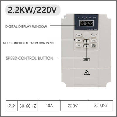 Інвертор BEST 2.2KW 220-250V для шпинделя ЧПУ