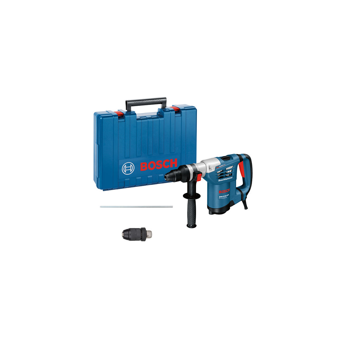 Bohrhammer mit SDS plus GBH 4-32 DFR, Handwerkkoffer, Schnellspannbohrfutter