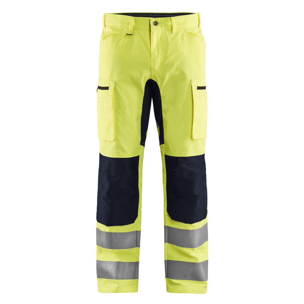 High Vis Arbeitshose mit Stretch High Vis Gelb/Schwarz C64, high vis gelb / schwarz