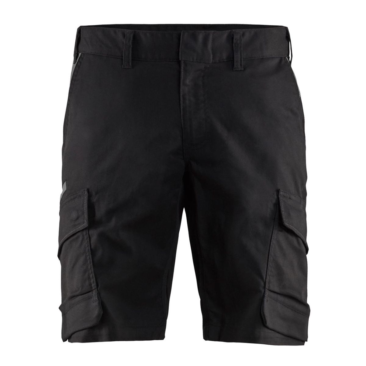 Shorts Industrie Stretch, schwarz / dunkelgrau, Konfektionsgröße DE: 44