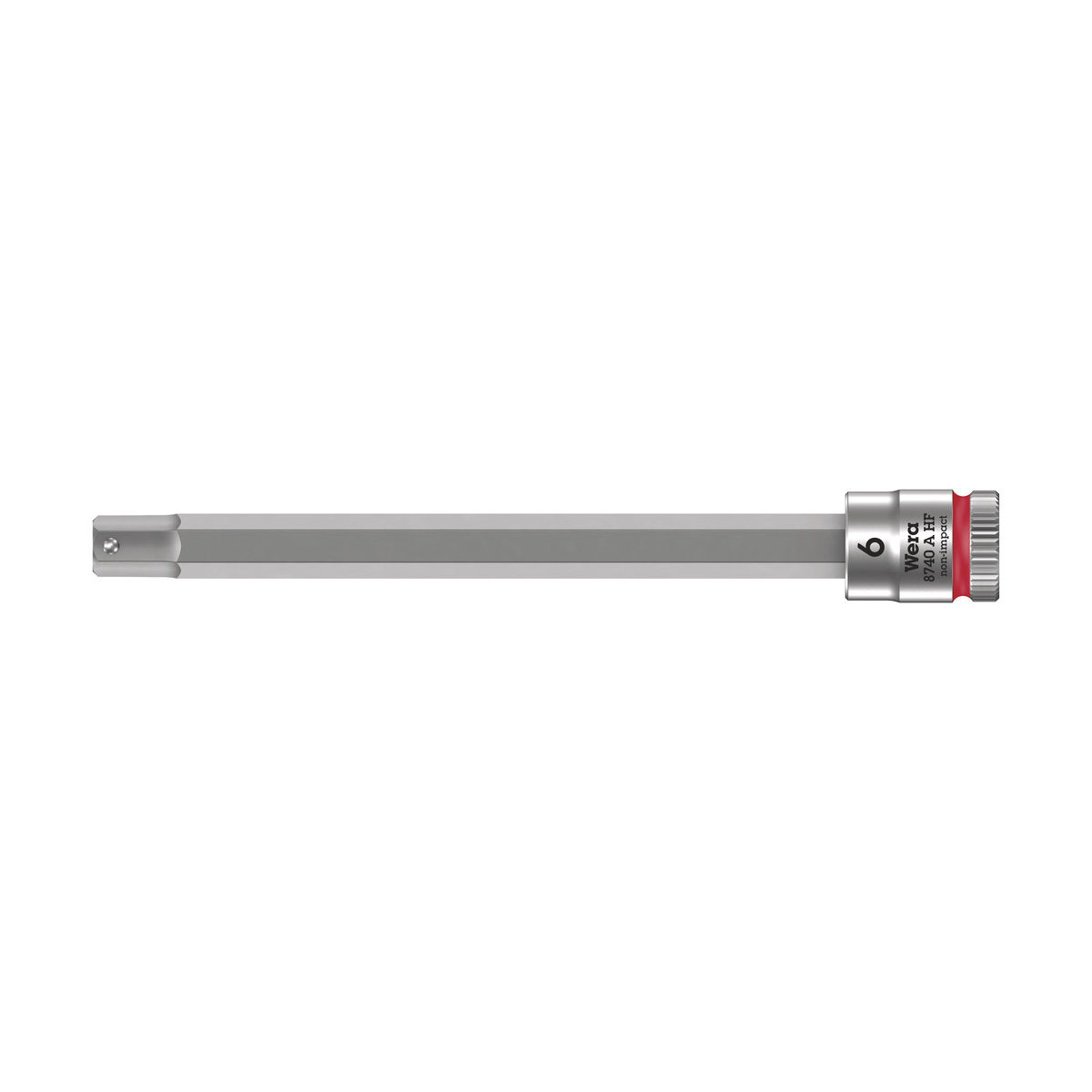 8740 A HF Zyklop Bitnuss mit 1/4″-Antrieb, mit Haltefunktion für Innensechskantschrauben, 6 x 100 mm