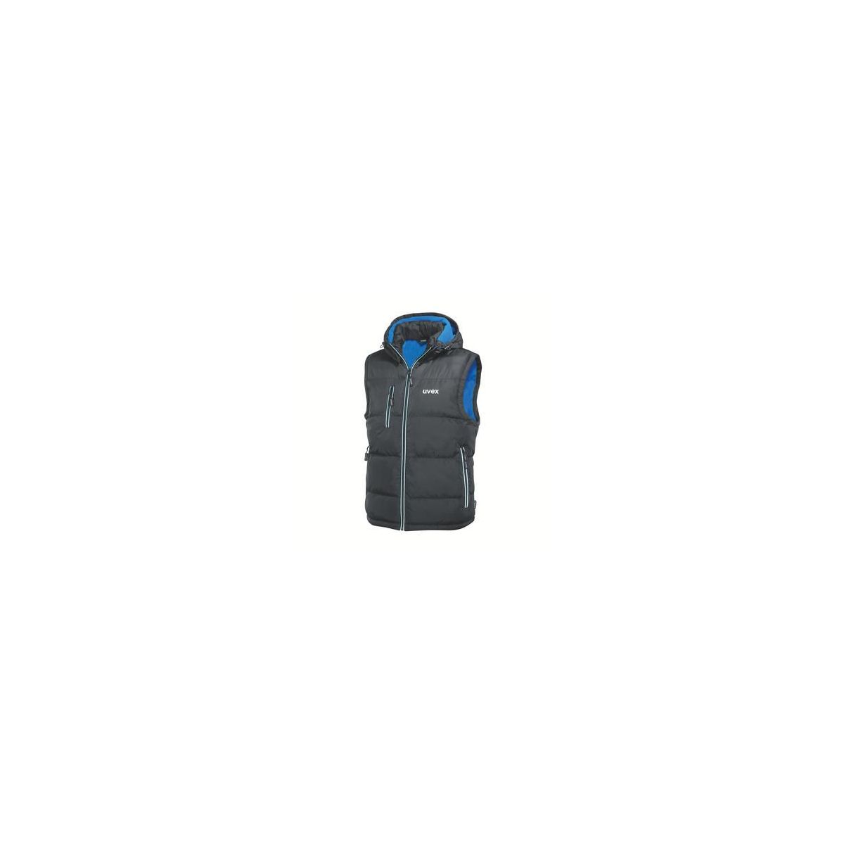 Weste schwarz/blau, 4XL, schwarz / blau