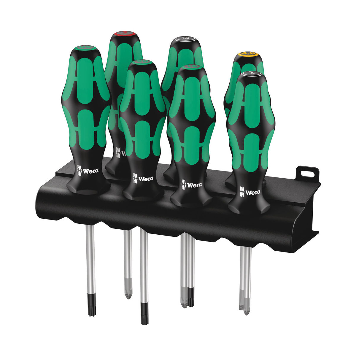 335/350/367/7 Rack Schraubendrehersatz Kraftform Plus Lasertip + Rack, 7-teilig