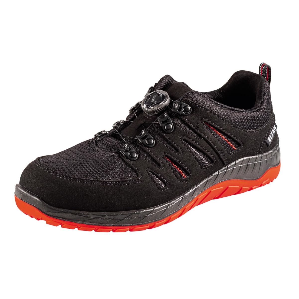 Halbschuh schwarz-rot MADDOX BOA black-red Low ESD, S3S, EU-Schuhgröße: 35