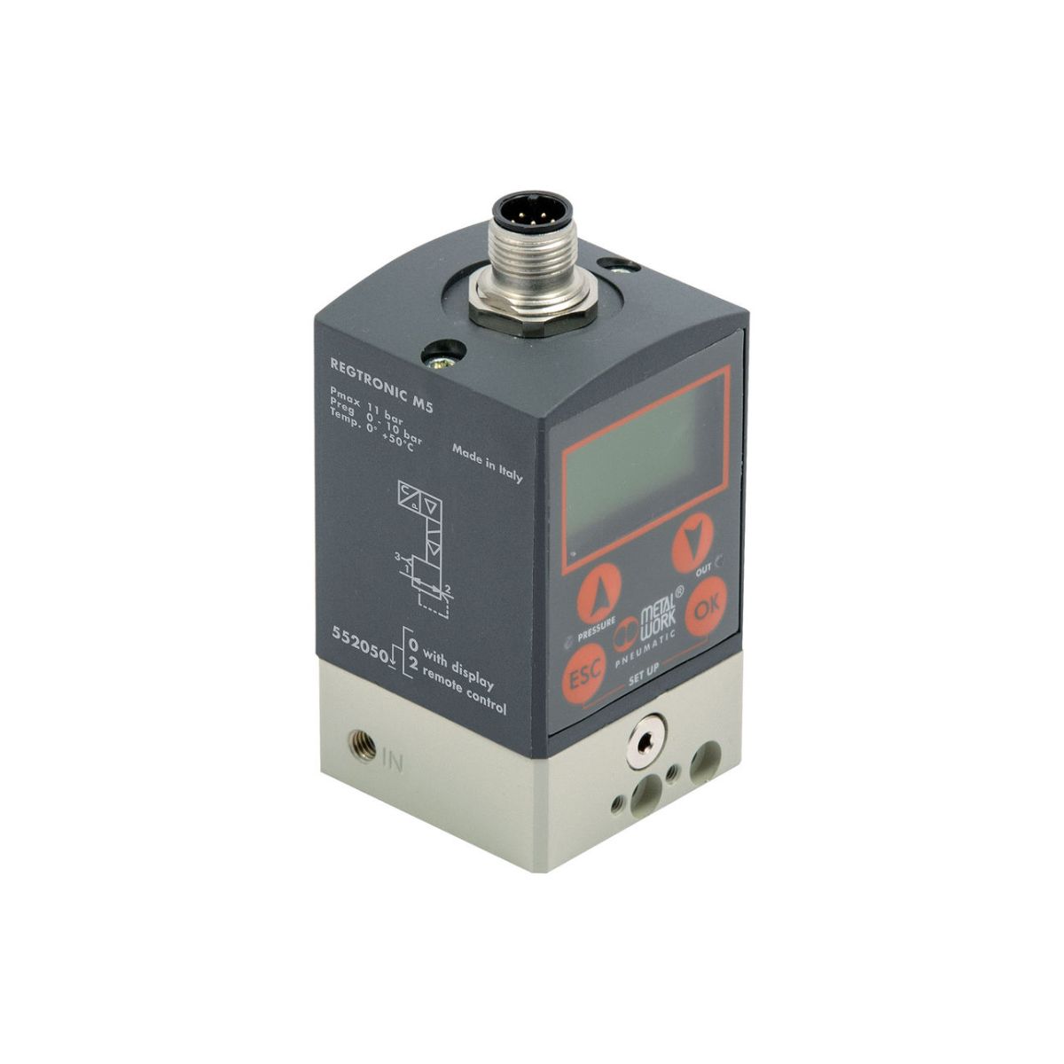 Präzisions-Proportionaldruckregler REGTRONIC, M5, Display, 0-10 V