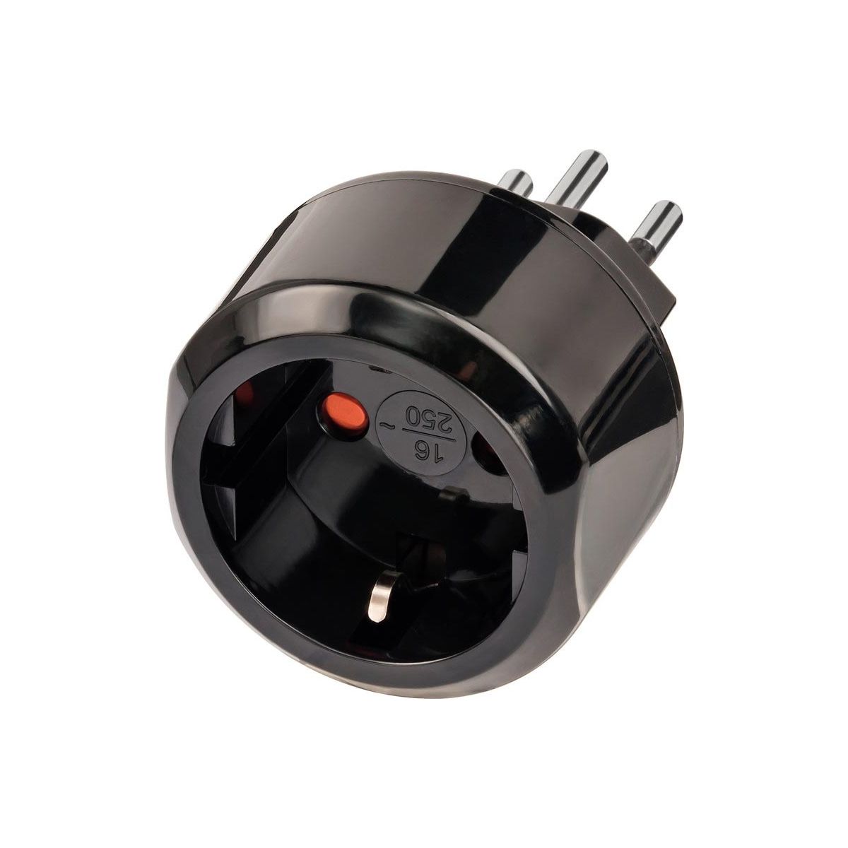 Adapterstecker Schutzkontakt, passend für Länder: CH