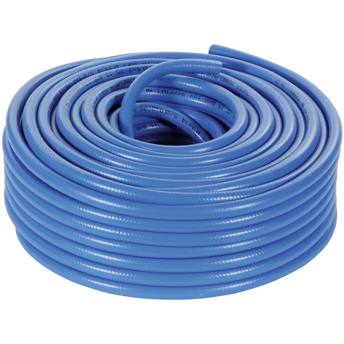Gewebeschlauch blau, Soft, PVC, Länge 50 m, Schlauch Innen-⌀: 9mm