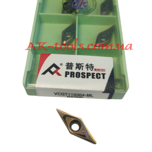 35° VNMG+VBMT+VCMT · VCGT110304-ML P6205