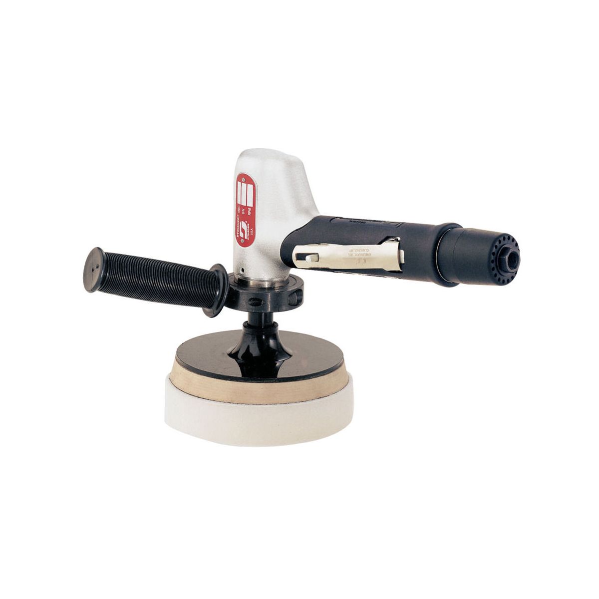 5″–8″ (127 mm–203 mm) Durchmesser, 7-Grad-Versatz, Zweihand-Rotationspolierer