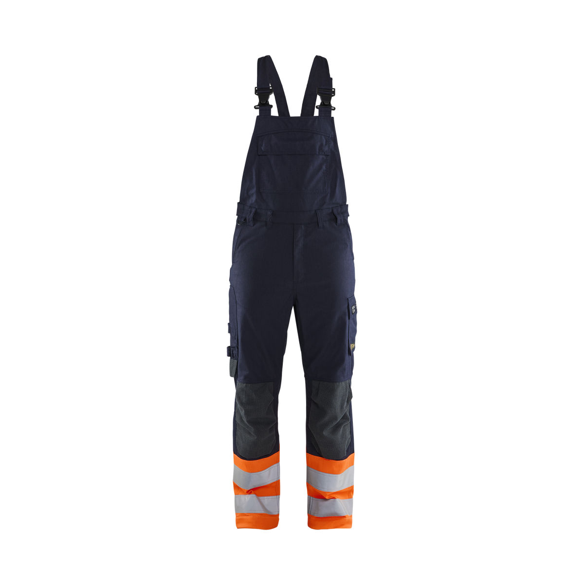 Multinorm Latzhose Inhärent Marineblau/Orange C50, marineblau / orange