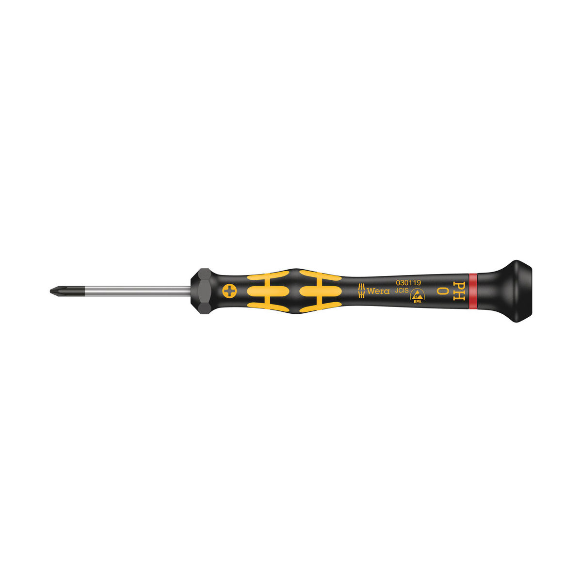 1550 PH ESD Kraftform Micro Kreuzschlitz-Schraubendreher, PH 0 x 40 mm