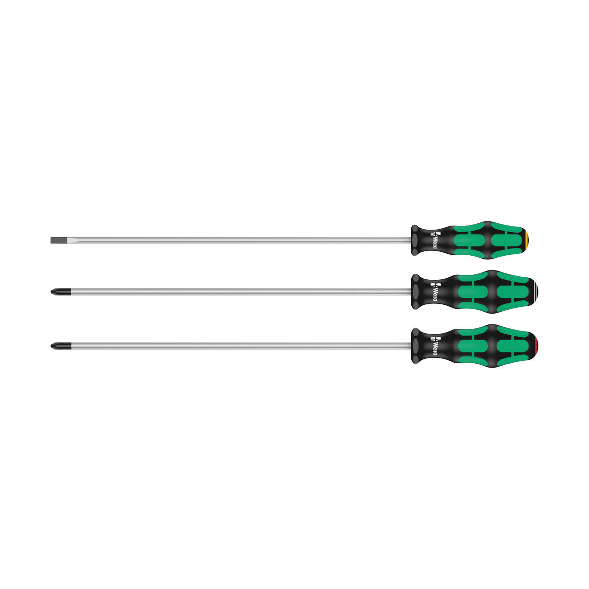 335/350/355/3 Schraubendrehersatz Kraftform Plus mit 300 mm langen Klingen, 3-teilig