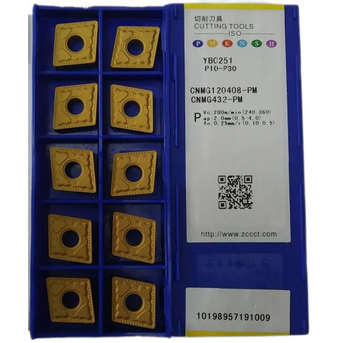 Пластина ZCC-CT CNMG 120408-PM YBC251 токарна двостороння