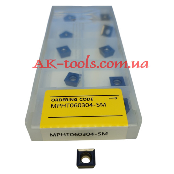 ФРЕЗЕРНІ СВЕРДЛИЛЬНІ ПЛАСТИНИ · MPHT060304-SM
