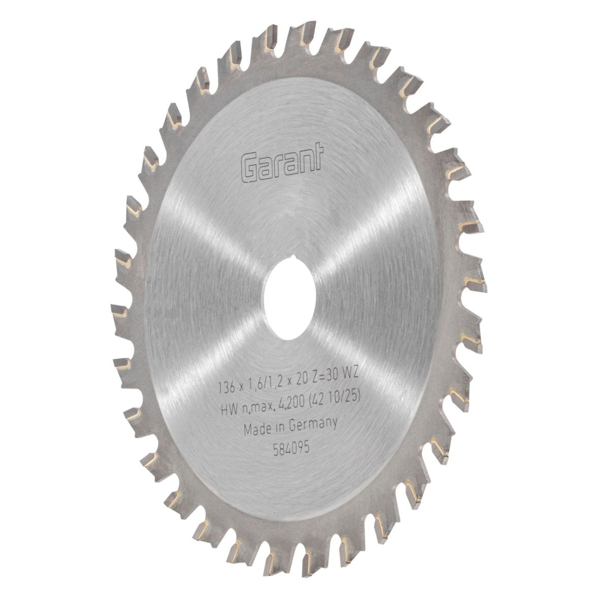 Kreissägeblatt Metall, Wechselzahn mit Fase universal, Blatt-⌀ D: 136mm