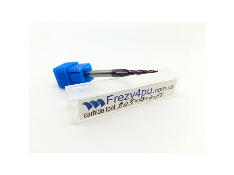Фреза конусна R0.5 D4 L50/17