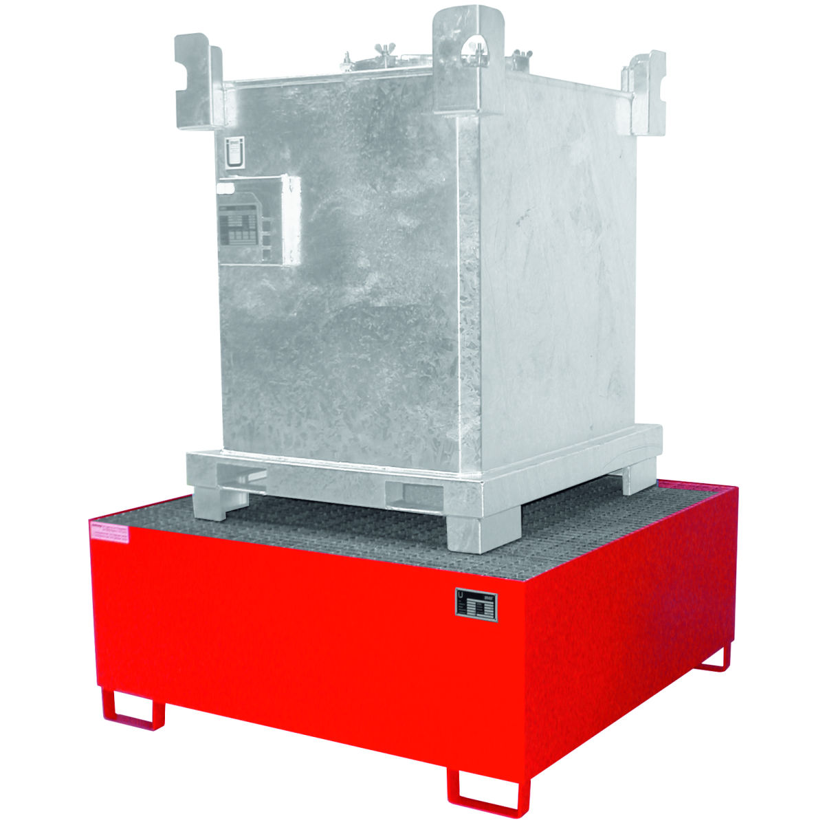 Auffangwanne für 1000-l-IBC lackiert, Anzahl IBC×IBC Inhalt (l): 1X1000