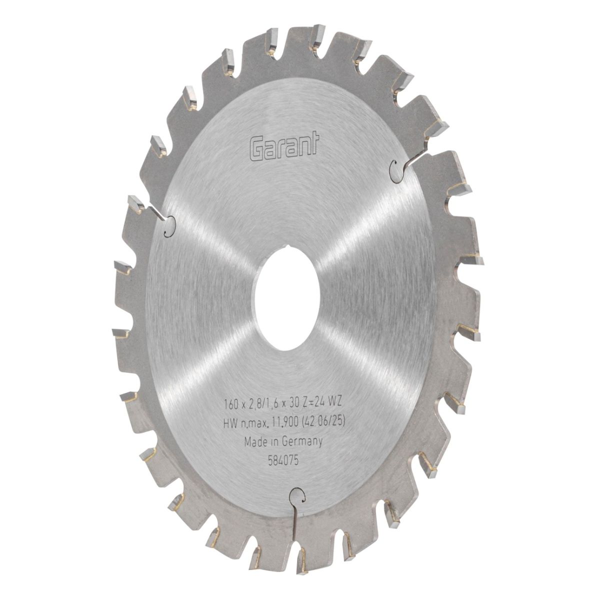 Kreissägeblatt Holz, Wechselzahn universal, Blatt-⌀ D: 160mm