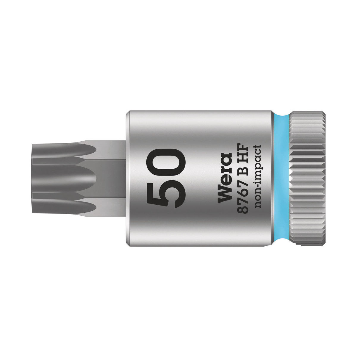 8767 B HF TORX® Zyklop Bitnuss mit 3/8″-Antrieb, mit Haltefunktion, TX 50 x 38,5 mm