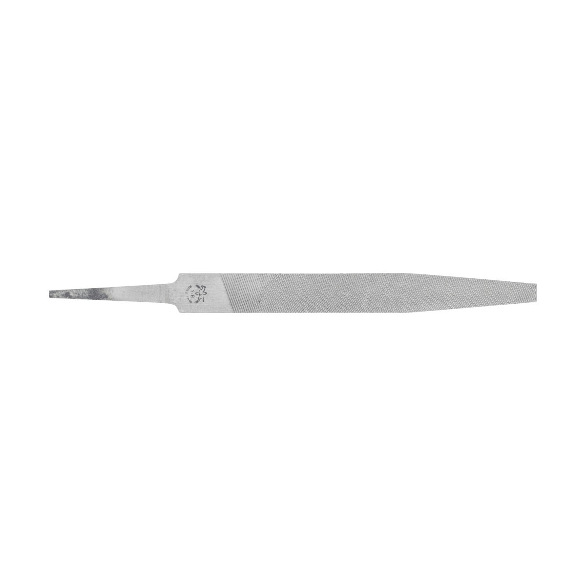 PFERD TOOLS Werkstattfeile Flachspitz 100mm Hieb 1 für grobe Zerspanung, Schruppen