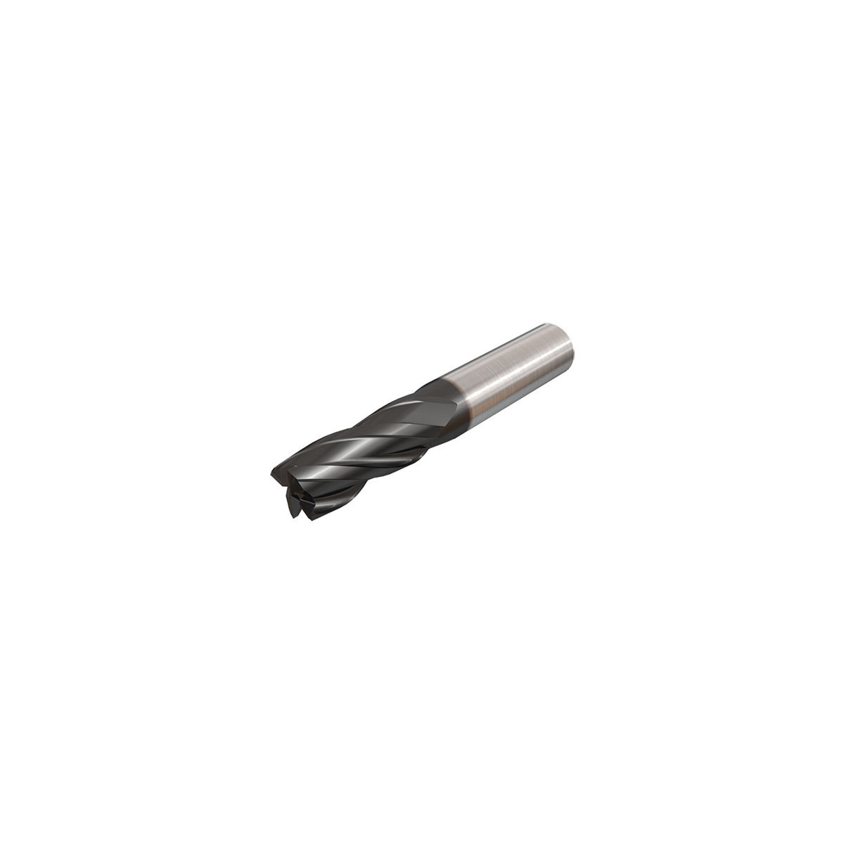 EC060A16-4W06 IC900 Vollhartmetall-Schaftfräser mit 4 Schneiden und 30° Spiralwinkel, mittlerer Länge