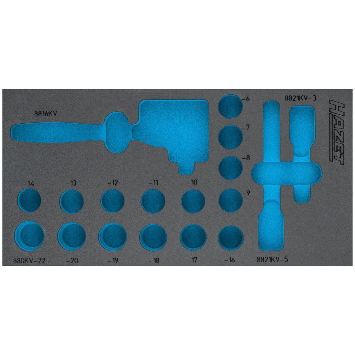 2-Komponenten Weichschaumeinlage ∙ L x B: 342 mm x 172 mm
